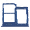 Держатель сим-карты для Samsung A013 Galaxy A01 Core (синий) фото №1