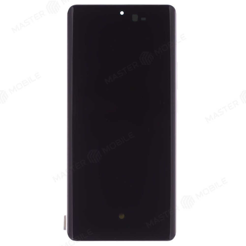 Дисплей для Realme GT 6T (RMX3853) + тачскрин (серебристый) (в рамке) (ORIG100) (SP)