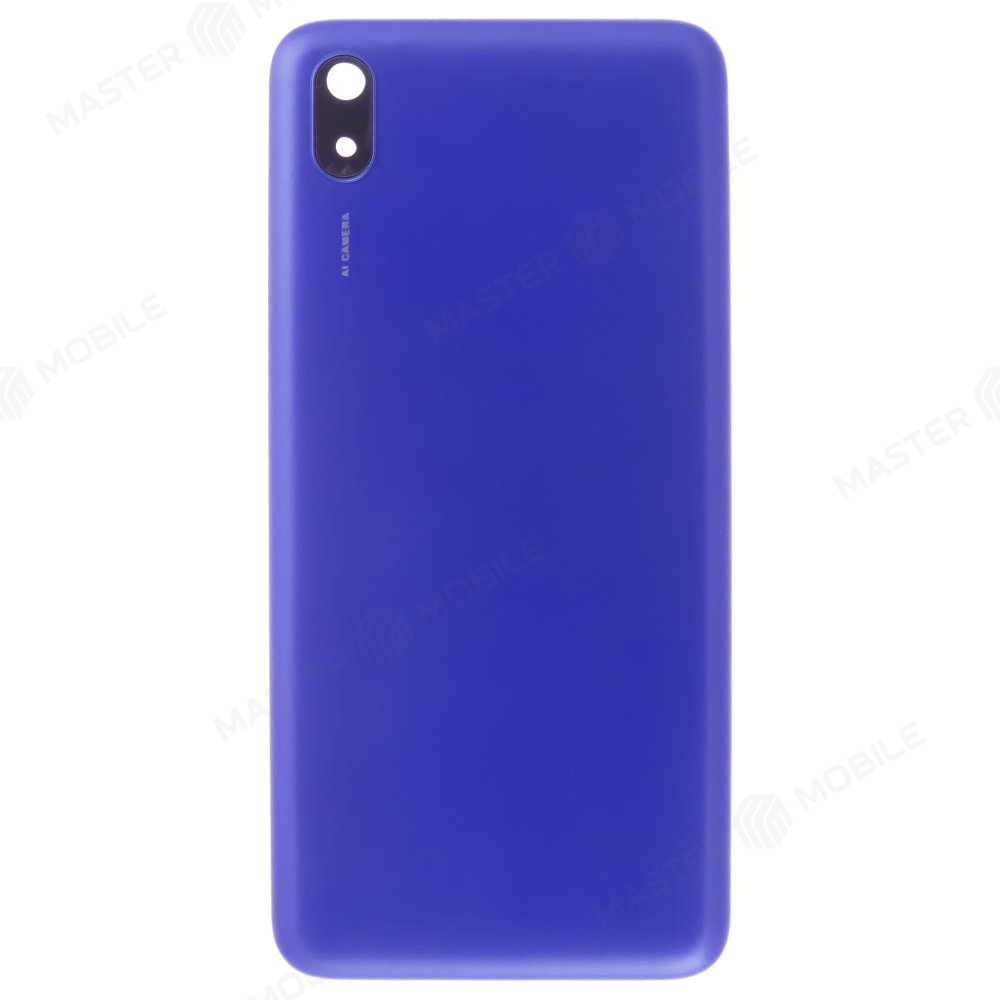Задняя крышка для Xiaomi Redmi 7A (M1903C3EG) (синий) (в сборе со стеклом камеры)