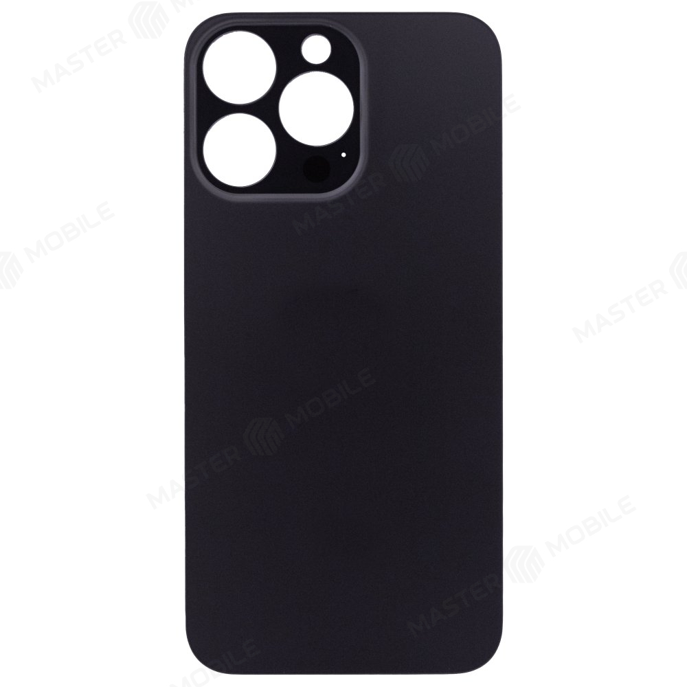 Задняя крышка для Apple iPhone 13 Pro (черный) (с широким отверстием) (Premium)