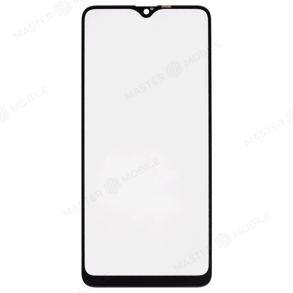 Стекло модуля для Samsung A207 Galaxy A20s + OCA (черный)