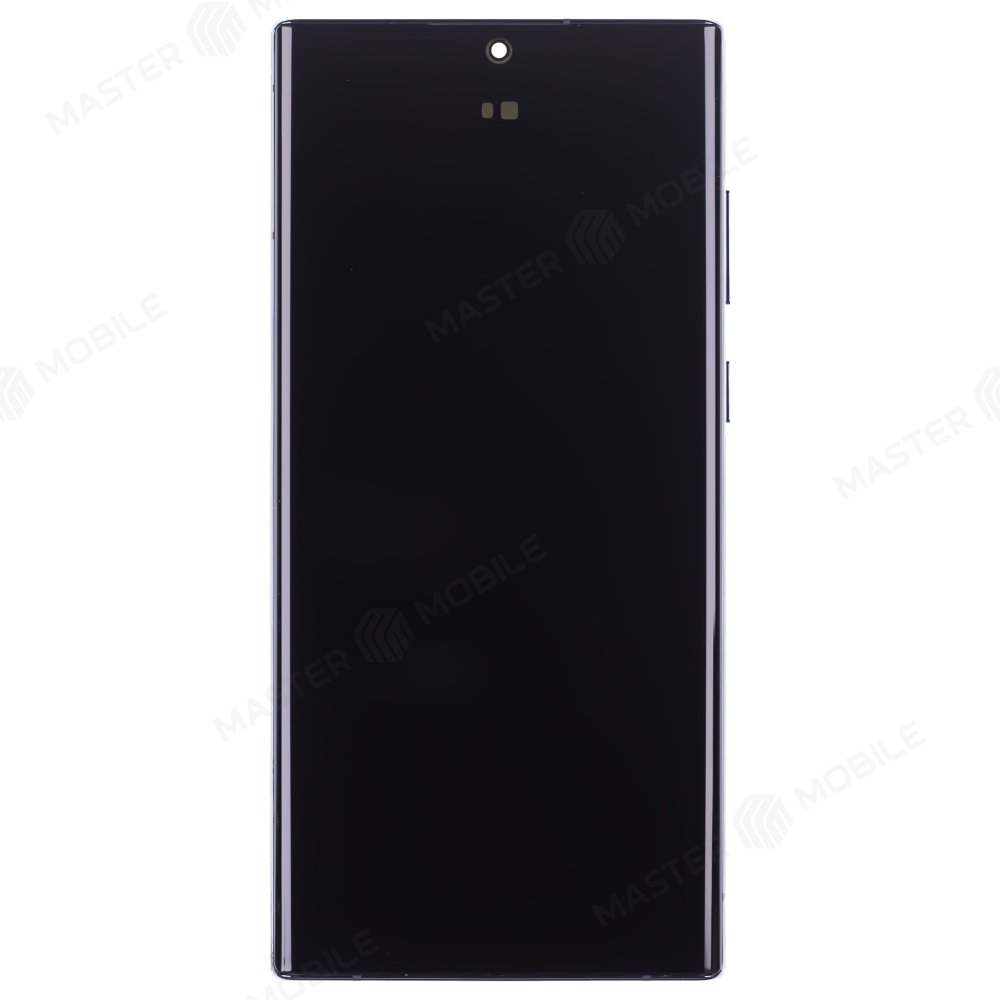 Дисплей для Samsung S908 Galaxy S22 Ultra + тачскрин (зеленый) (в рамке) (ORIG100) (возможен дефект ЛКП)