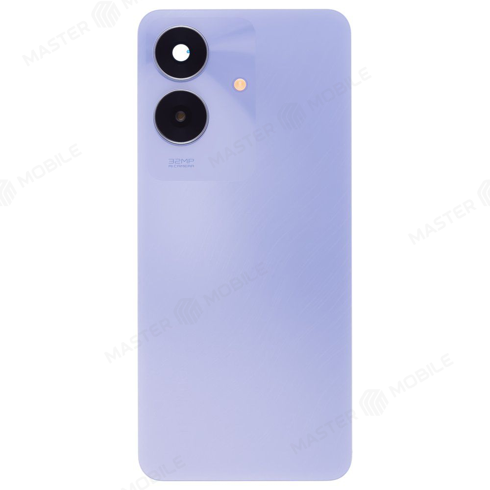 Задняя крышка для Realme Note 60 (RMX3933) (голубой) (в сборе со стеклом камеры)