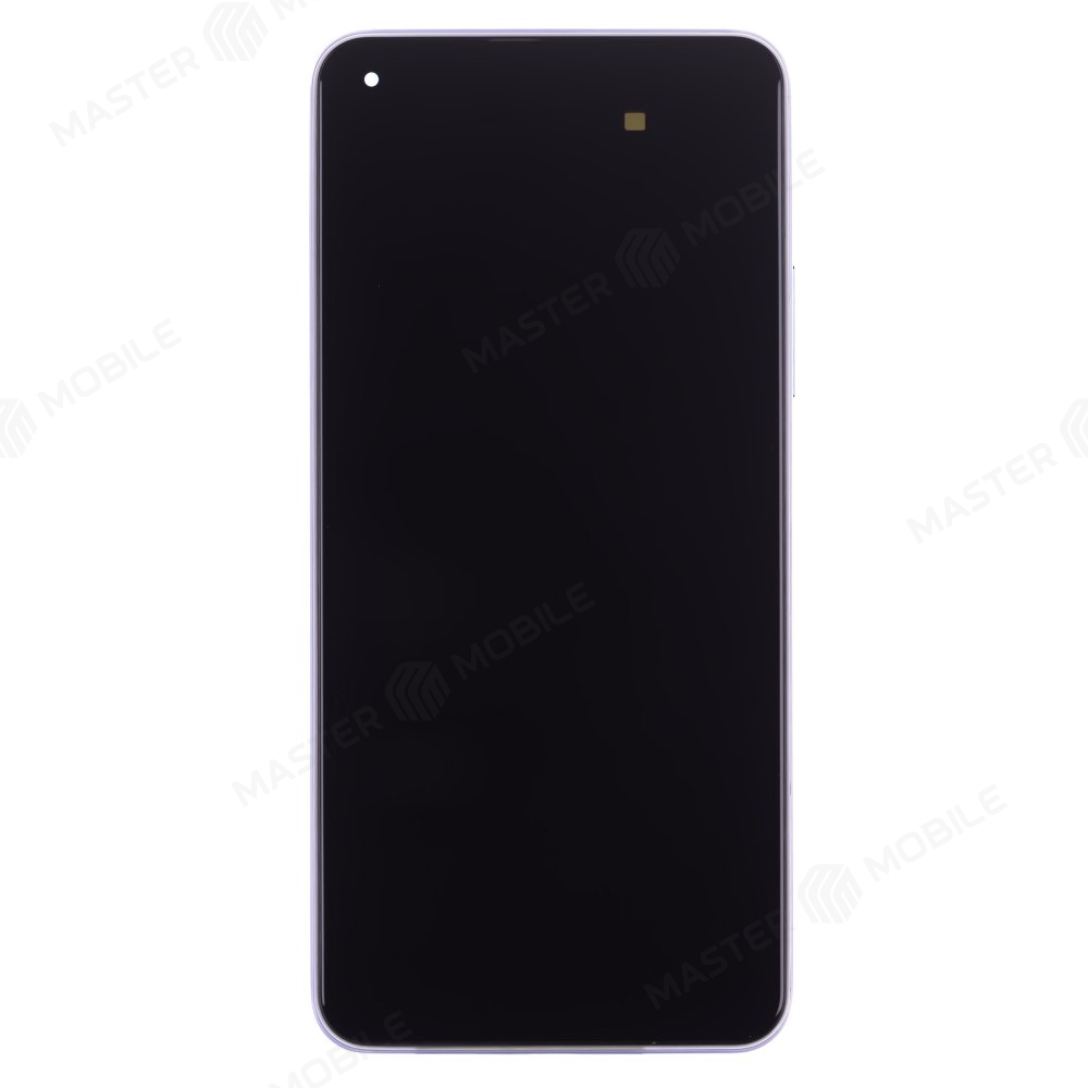 Дисплей для Xiaomi 11 Lite 5G NE (2109119DG) / Mi 11 Lite (M2101K9AG) / Mi 11 Lite 5G (M2101K9G) + тачскрин (синий) (в рамке) (ORIG100) (SP)