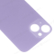 Задняя крышка для Apple iPhone 14 (фиолетовый) (с широким отверстием) (Premium) фото №3