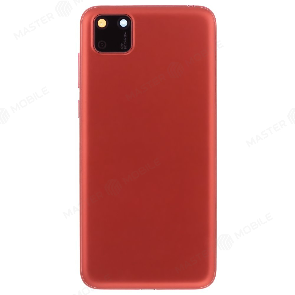 Задняя крышка для Huawei Honor 9S (DUA-LX9) / Y5p (DRA-LX9) (красный) (в сборе со стеклом камеры)