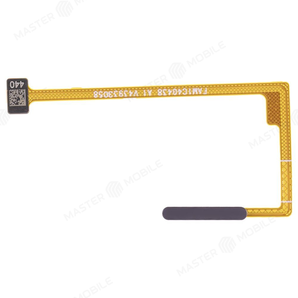Шлейф для Realme C75 (RMX3941) с комп. + сканер отпечатка пальца (черный)