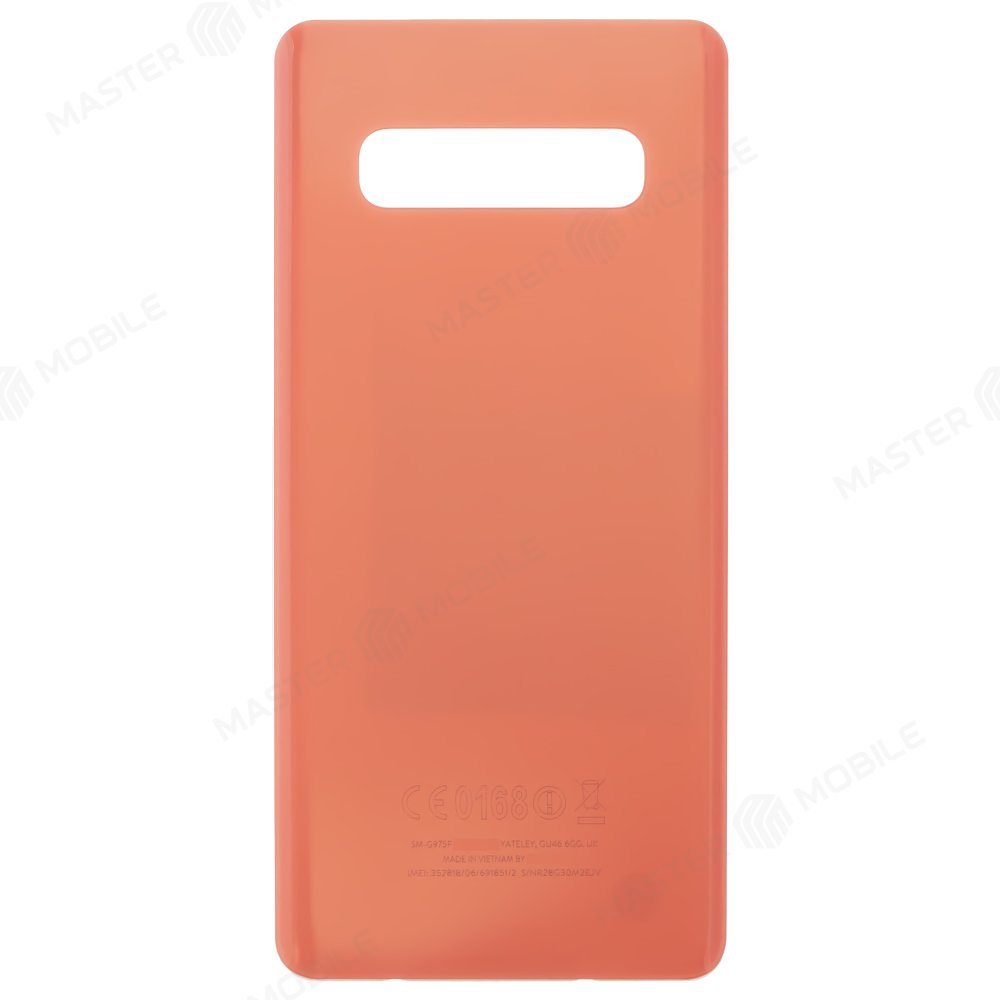 Задняя крышка для Samsung G975 Galaxy S10+ (розовый)