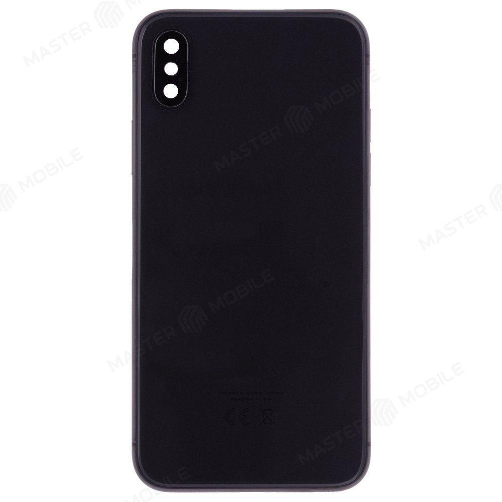 Корпус для Apple iPhone X (серый) (Premium)