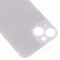 Задняя крышка для Apple iPhone 13 (белый) (с широким отверстием) (Premium) фото №3