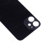 Задняя крышка для Apple iPhone 12 mini (черный) (с широким отверстием) (Premium) фото №3