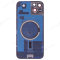 Задняя крышка для Apple iPhone 15 Plus (голубой) (в сборе со стеклом камеры) (Premium) фото №2