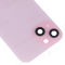 Задняя крышка для Apple iPhone 15 (розовый) (в сборе со стеклом камеры) (Premium) фото №3