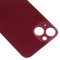 Задняя крышка для Apple iPhone 13 (красный) (с широким отверстием) (Premium) фото №3