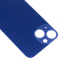 Задняя крышка для Apple iPhone 13 mini (синий) (с широким отверстием) (Premium) фото №3