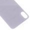 Задняя крышка для Apple iPhone X (белый) (с широким отверстием) (Premium) фото №3