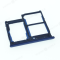 Держатель сим-карты для Samsung A202 Galaxy A20e (синий) фото №2