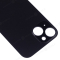 Задняя крышка для Apple iPhone 15 (черный) (с широким отверстием) (Premium) фото №3