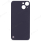 Задняя крышка для Apple iPhone 13 (черный) (с широким отверстием) (Premium) фото №2