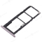 Держатель сим-карты для Asus ZenFone Max Pro M1 (ZB601KL) / ZenFone Max Pro M1 (ZB602KL) (серебристый) фото №2