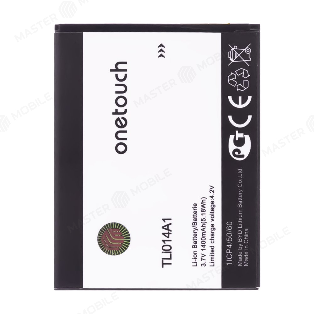 Аккумулятор для Alcatel OT-4007 / OT-4009 / OT-4010 и др. (TLi014A1 / TLi014AB / CAB31P0000C1)