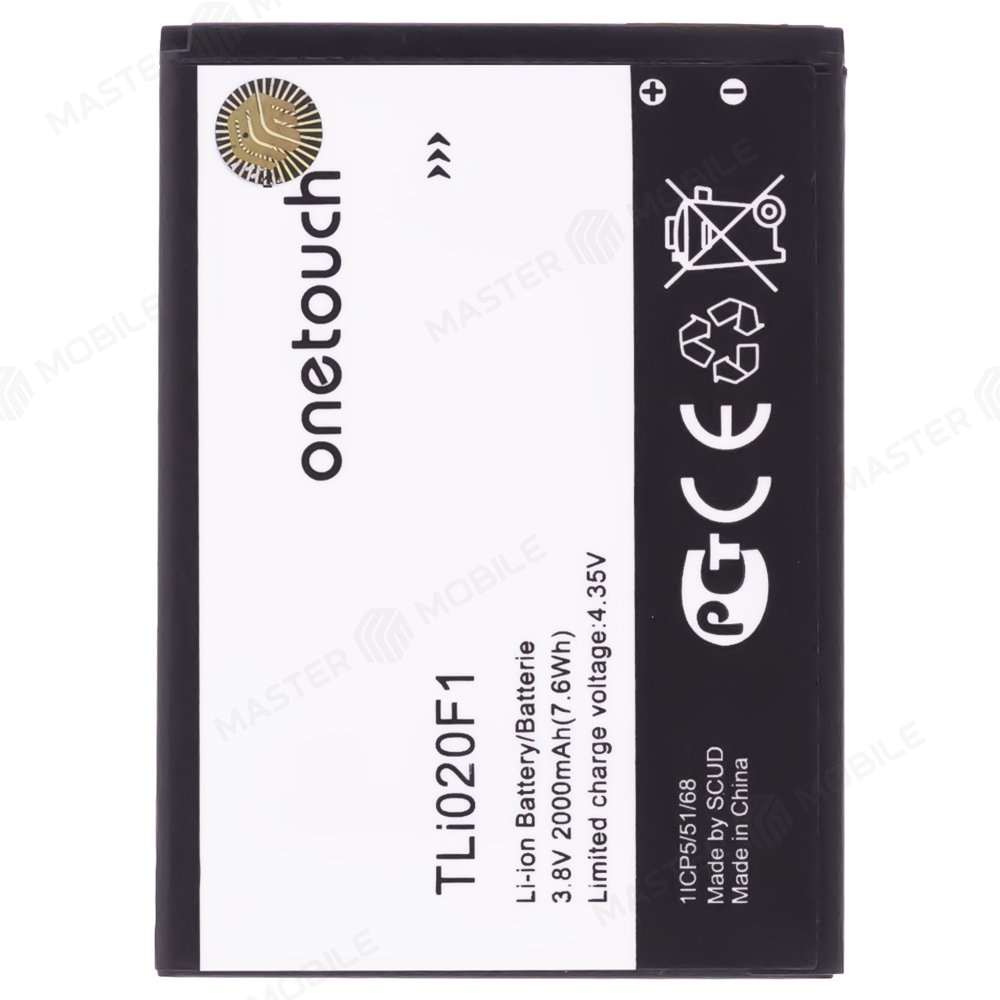 Аккумулятор для Alcatel OT-5010 Pixi 4 / OT-6036 Idol 2 Mini S/ OT-7041 Pop C7 и др. (TLi020F / TLI019B2 / TLi020F1)