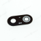 Стекло задней камеры для Huawei Mate 10 Lite (RNE-L01) (без рамки) (черный) фото №2