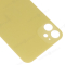 Задняя крышка для Apple iPhone 11 (желтый) (с широким отверстием) фото №3