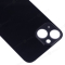 Задняя крышка для Apple iPhone 13 (черный) (с широким отверстием) (Premium) фото №3