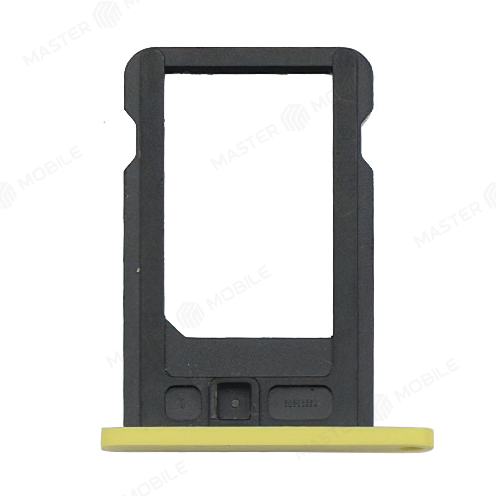 Держатель сим-карты для Apple iPhone 5c (желтый)