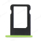 Держатель сим-карты для Apple iPhone 5c (зеленый) фото №2