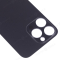 Задняя крышка для Apple iPhone 14 Pro Max (черный) (с широким отверстием) (Premium) фото №3
