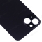Задняя крышка для Apple iPhone 15 Plus (черный) (с широким отверстием) (Premium) фото №3