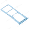 Держатель сим-карты для Samsung A515 Galaxy A51 / A715 Galaxy A71 (голубой) фото №3