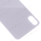 Задняя крышка для Apple iPhone Xs (белый) (с широким отверстием) (Premium) фото №3