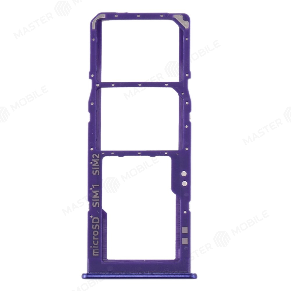 Держатель сим-карты для Samsung A207 Galaxy A20s / A307 Galaxy A30s / A407 Galaxy A40s / A507 Galaxy A50s (фиолетовый)