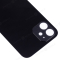 Задняя крышка для Apple iPhone 12 (черный) (с широким отверстием) (Premium) фото №3