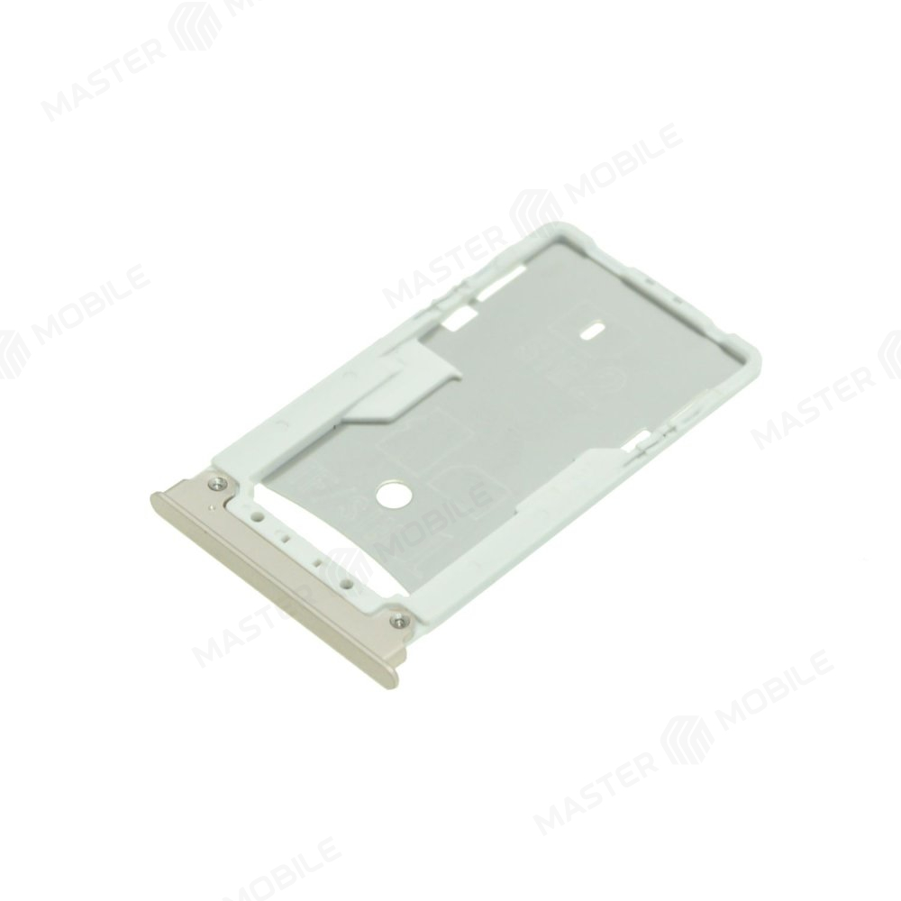 Держатель сим-карты + карты памяти (MicroSD) для Xiaomi Mi Max (2016001) (золотистый)