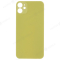 Задняя крышка для Apple iPhone 11 (желтый) (с широким отверстием) фото №1