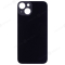 Задняя крышка для Apple iPhone 13 (черный) (с широким отверстием) (Premium) фото №1