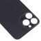 Задняя крышка для Apple iPhone 13 Pro Max (черный) (с широким отверстием) (Premium) фото №3
