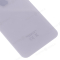 Задняя крышка для Apple iPhone X (белый) (с широким отверстием) (Premium) фото №4