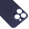 Задняя крышка для Apple iPhone 15 Pro (синий) (с широким отверстием) (Premium) фото №3