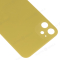 Задняя крышка для Apple iPhone 11 (желтый) (Premium) фото №3