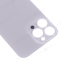 Задняя крышка для Apple iPhone 13 Pro Max (белый) (с широким отверстием) (Premium) фото №3
