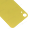 Задняя крышка для Apple iPhone Xr (желтый) (с широким отверстием) (Premium) фото №3
